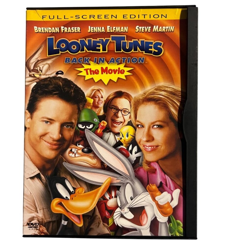 Looney Tunes: Back In Action 2003 DVD Full-Screen Edition Brendan Fraser Jenna E